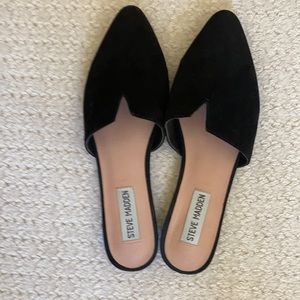 Steve Madden Black Mules Size 6.5